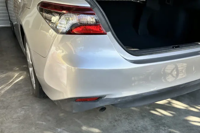 Professional car repair result - Camry Bumper Dent Repair after expert repair by Melbourne Scratch Repairs